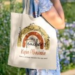 Προσωποποιημένη Πάνινη Tote Bag, Ιδανικό Δώρο για Μαμά