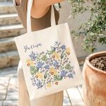 Οικολογική Τσάντα Ώμου με Προσωποποίηση, Γυναικείο Δώρο