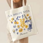 Πάνινη Τσάντα Ώμου με Όνομα, Τέλειο Γυναικείο Δώρο