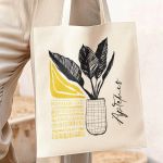 Tote Bag Ώμου με Όνομα, Ιδανικό Δώρο για Γυναίκα