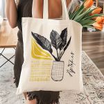Tote Bag Ώμου με Όνομα, Ιδανικό Δώρο για Γυναίκα