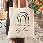 Premium Tote Bag Ώμου με Όνομα, Δώρο για Κάθε Γυναίκα