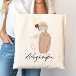 Πάνινη Τσάντα Ώμου με Όνομα, Ιδανικό Δώρο για Εκείνη