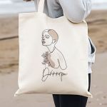 Tote Bag με Όνομα, Κομψό Δώρο για Κάθε Γυναίκα