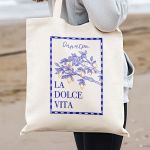 Πάνινη Γυναικεία Τσάντα με Όνομα, Δώρο για Εκείνη