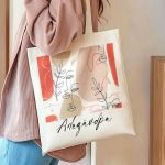 Οικολογική Τσάντα Ώμου με Προσωποποίηση, Δώρο για Γυναίκες