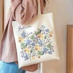 Οικολογική Τσάντα Ώμου με Προσωποποίηση, Γυναικείο Δώρο