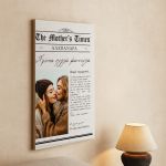 Πίνακας σε Καμβά σε Στυλ Εφημερίδα, Δώρο για τη Μητέρα