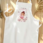 Ποδιά Βάπτισης με Σχέδιο Fairy, Προσωποποιημένη για Νονά