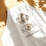 Βαφτιστική Ποδιά με Pastel Balloons, Προσωποποιημένη για Νονά