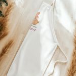 Εξατομικευμένη Ποδιά Βάπτισης με Σχέδιο Bunny για Νονά