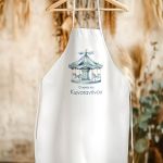 Βαφτιστική Ποδιά με Καρουζέλ, Εξατομικευμένη με Όνομα για Νονό