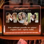 Επιτραπέζιο LED Φωτιστικό με Φωτογραφίες, Δώρο για την Μητέρα