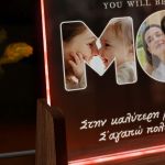 Επιτραπέζιο LED Φωτιστικό με Φωτογραφίες, Δώρο για την Μητέρα