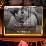 Επιτραπέζιο LED Φωτιστικό με Φωτογραφία, Δώρο για την Μαμά