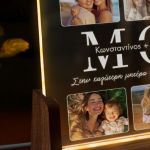 Φωτιστικό LED με Ονόματα και Φωτογραφίες, Δώρο για Μαμά