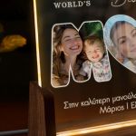 Επιτραπέζιο Φωτιστικό LED με Φωτογραφίες, Δώρο για την Μαμά