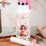 Σετ 3 Δώρα Happy Fairy - Παγούρι, Δοχείο Φαγητού & Λαμπάδα