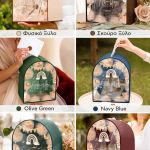 Κουτί Ευχών Βάπτισης Premium σε Σχήμα Καμάρα με Όνομα