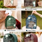 Κουτί Γάμου Ευχών Ξύλινο Εξατομικευμένο σε Σχήμα Καμάρα