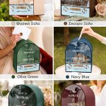 Κουτί για Ευχές Γάμου σε Σχήμα Καμάρα με Ονόματα