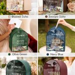 Κουτί Ευχών Ξύλινο Γάμου με Σχήμα Καμάρα και Ονόματα