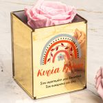 Αιώνιο Τριαντάφυλλο Ροζ σε Θήκη, Δώρο Αγάπης για Δασκάλα