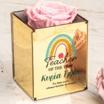 Ροζ Forever Rose σε Θήκη, Πρωτότυπο Δώρο για Δασκάλα
