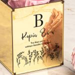 Αιώνιο Τριαντάφυλλο Ροζ με Μονόγραμμα, Δώρο για τη Δασκάλα