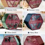 Κουτί Ευχών Γάμου, Προσωποποιημένο σε Σχήμα Εξάγωνο