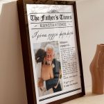 Κορνίζα με Φωτογραφία και Αφιέρωση, Δώρο για τον Πατέρα