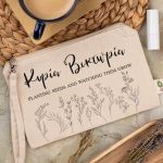 Εκρού Κομψό Τσαντάκι & Νεσεσέρ, Ευχαριστήριο Δώρο για Δασκάλα