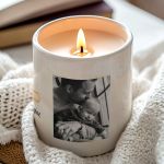 Χειροποίητο Κερί με Άρωμα Vanilla Cream, Δώρο για τον Μπαμπά