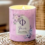 Κερί Χειροποίητο με Άρωμα Vanilla Cream, Δώρο για Δασκάλα