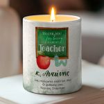 Χειροποίητο Αρωματικό Κερί Vanilla, Πρακτικό Δώρο για Δασκάλα