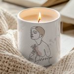 Χειροποίητο Αρωματικό Κερί Βανίλια, Δώρο για Δασκάλα