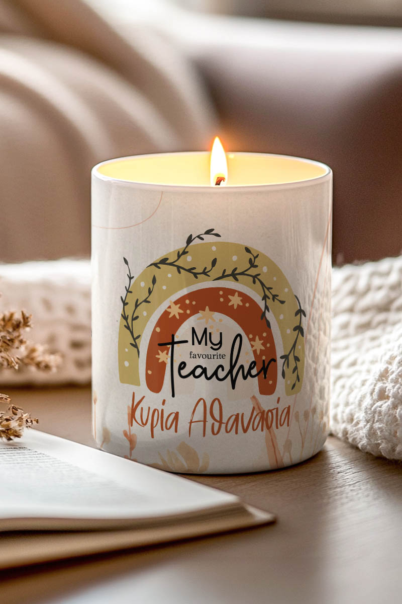 Αρωματικό Κερί Βανίλιας, Τέλειο Δώρο για Εκπαιδευτικούς
