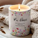 Προσωποποιημένο Αρωματικό Κερί Βανίλια, Δώρο για Δασκάλα