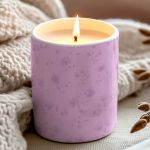 Κερί Χειροποίητο με Άρωμα Vanilla Cream, Δώρο για Δασκάλα