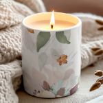 Χειροποίητο Αρωματικό Κερί Βανίλια, Δώρο για Δασκάλα