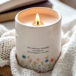 Κερί Χειροποίητο με Άρωμα Vanilla Cream, Δώρο για Δασκάλες