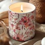 Κερί Χειροποίητο με Άρωμα Βανίλιας, Δώρο Αγάπης για Δασκάλα