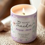 Κερί με Άρωμα Vanilla Cream, Πρωτότυπο Δώρο για Δασκάλες