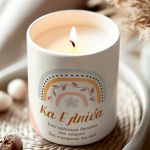 Χειροποίητο Αρωματικό Κερί Vanilla, Μοναδικό Δώρο για Δασκάλα
