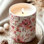 Κερί Χειροποίητο με Άρωμα Βανίλιας, Δώρο Αγάπης για Δασκάλα