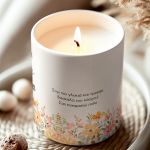 Αρωματικό Χειροποίητο Κερί Vanilla Cream, Δώρο για την Δασκάλα