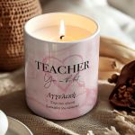 Αρωματικό Κερί Vanilla Χειροποίητο, Ιδανικό Δώρο για Δασκάλα