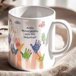 Πρωσοποποιημένη Κούπα με Αφιέρωση, Σχολικό Αναμνηστικό