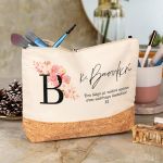 Σετ 2 Δώρα για Δασκάλα, Εκρού Τσαντάκι με Φελλό & Κούπα