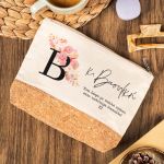 Σετ 2 Δώρα για Δασκάλα, Εκρού Τσαντάκι με Φελλό & Κούπα